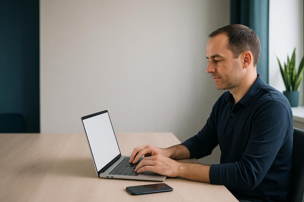 Smart Website helping a service business owner manage appointment bookings